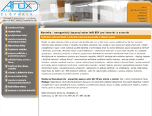 Tablet Screenshot of alfox.sk